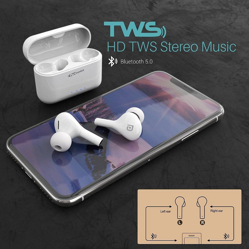 portronics smart tws ear buds harmonics twins 33