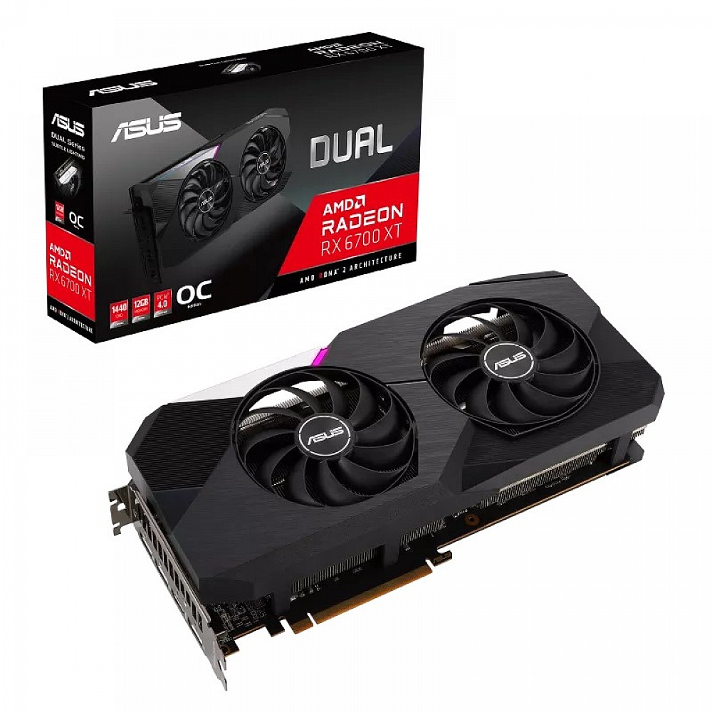 Buy Asus Dual Radeon RX 6700 XT OC 12GB Best Price in India on  Thevaluestore.in