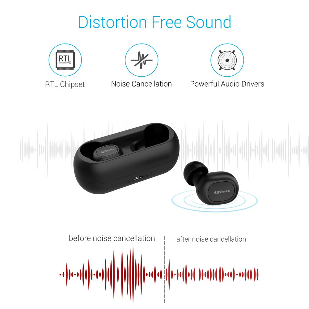 Best Price Portronics Harmonics Twins Bluetooth Wireless Earbuds