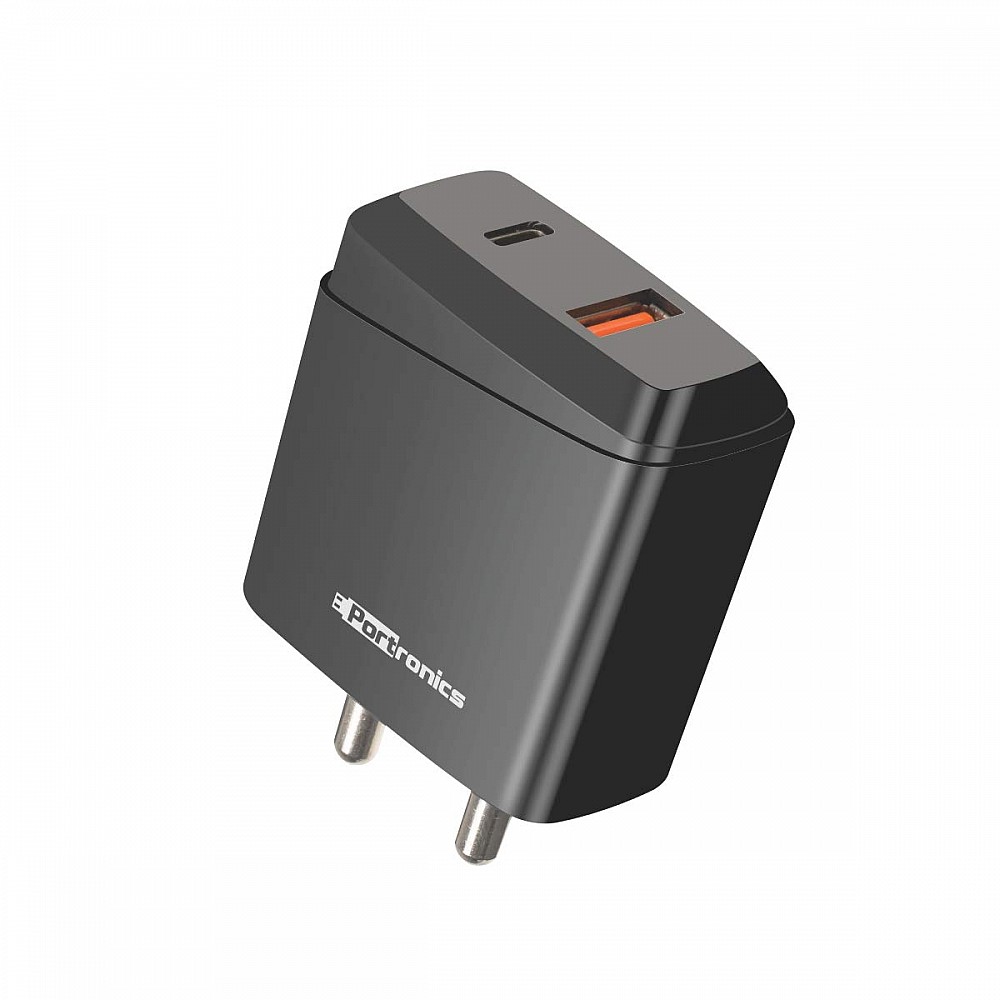 Buy Portronics Adapto 22, 18W Fast Charger Best Price on 